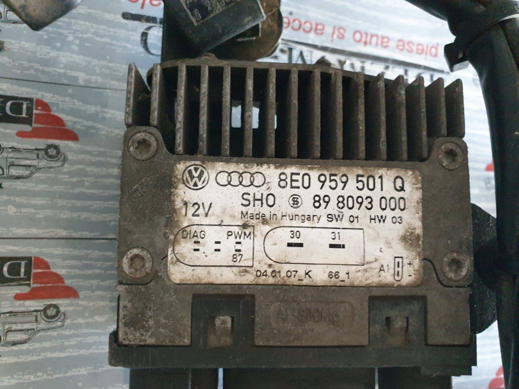 Releu electroventilator Audi A4 3.0 TDI 204 CP BKN cod 8E0959501Q