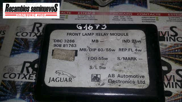 Releu faruri JAGUAR JAGUAR -CUALQUIER MODELO- 908 81763 / 90881763 / DBC 3266 / DBC3266908 81763 / 90881763 / DBC 3266 / DBC3266