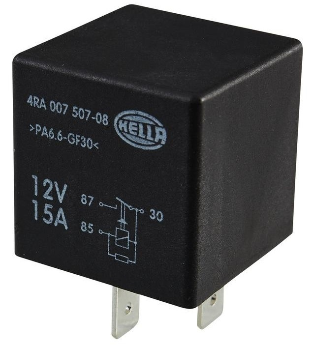 Releu Hella 12V 15A 4 Pini 4RA 007 507-081