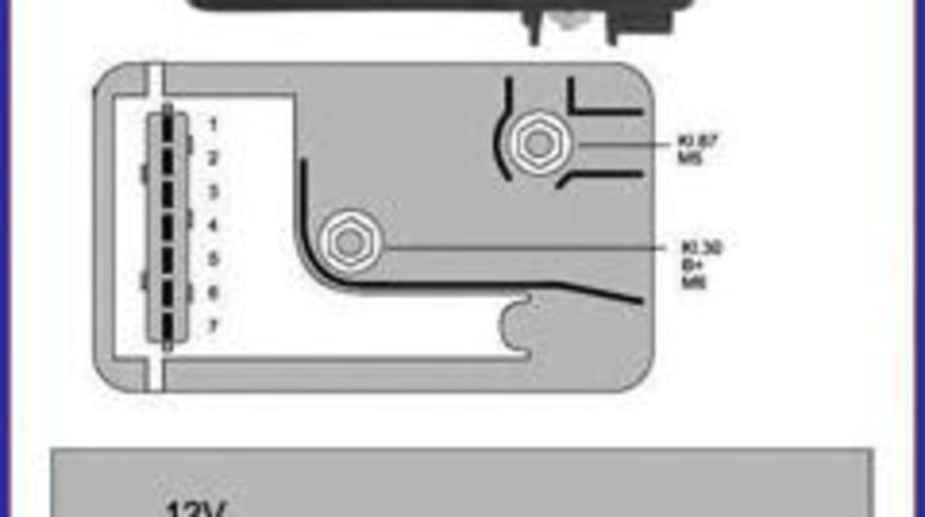 Releu,instalatia de comanda bujii incandescente ALFA ROMEO 145 (930) (1994 - 2001) HITACHI 132085 piesa NOUA