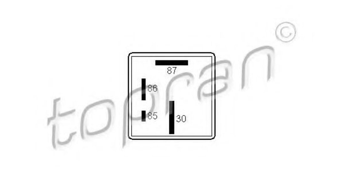 Releu,instalatia de comanda bujii incandescente SEAT CORDOBA (6L2) (2002 - 2009) TOPRAN 107 258 piesa NOUA