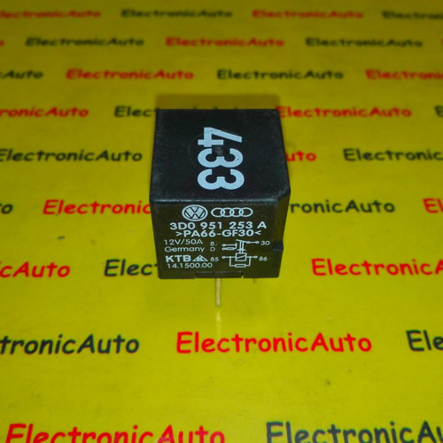 Releu lumini avari VW, Audi 3D0951253A