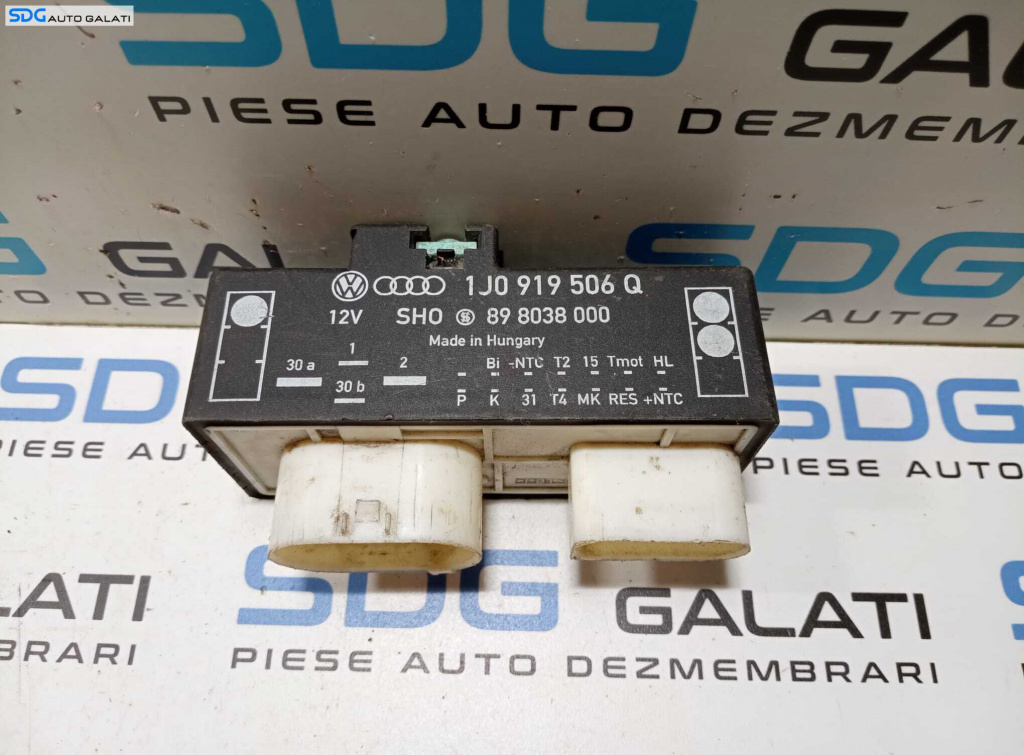 Releu Modul Calculator Termocupla Ventilator Electroventilator Volkswagen Golf 4 1998 - 2006 Cod 1J0919506Q 898038000 [M5180]