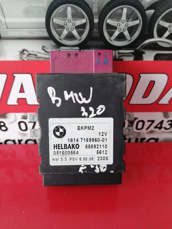 Releu pompa combustibil BMW Seria 3 (2005-2012) [E90] 2.0 Motorina 2009, 16147169960 / 7169960