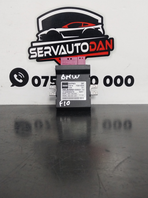 Releu pompa combustibil BMW Seria 5 (2010-2017) [F10] 2.0 Motorina 2011, 1614 7301554 01 / 7301554