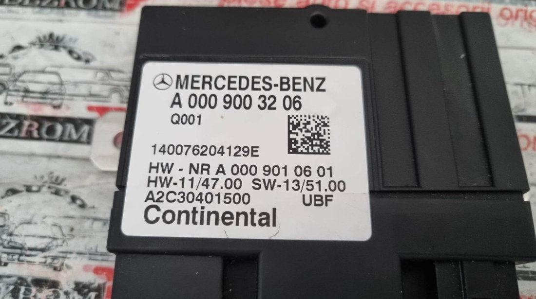 Releu pompa combustibil Mercedes-Benz C-Class Coupe (C205) 220 d 2.1 163cp cod piesa : A0009003206