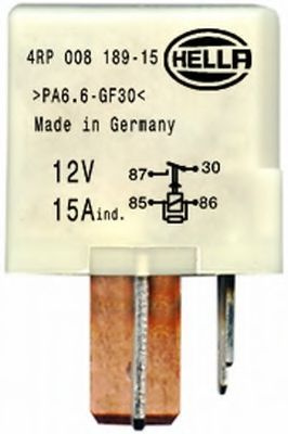 Releu, pompa combustibil VW TOUAREG (7LA, 7L6, 7L7) (2002 - 2010) HELLA 4RP 008 189-151 piesa NOUA