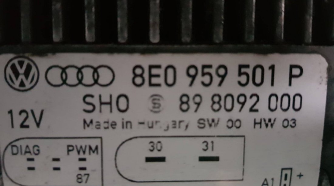 Releu racire ventilator Audi A4 B7 8e0959501p