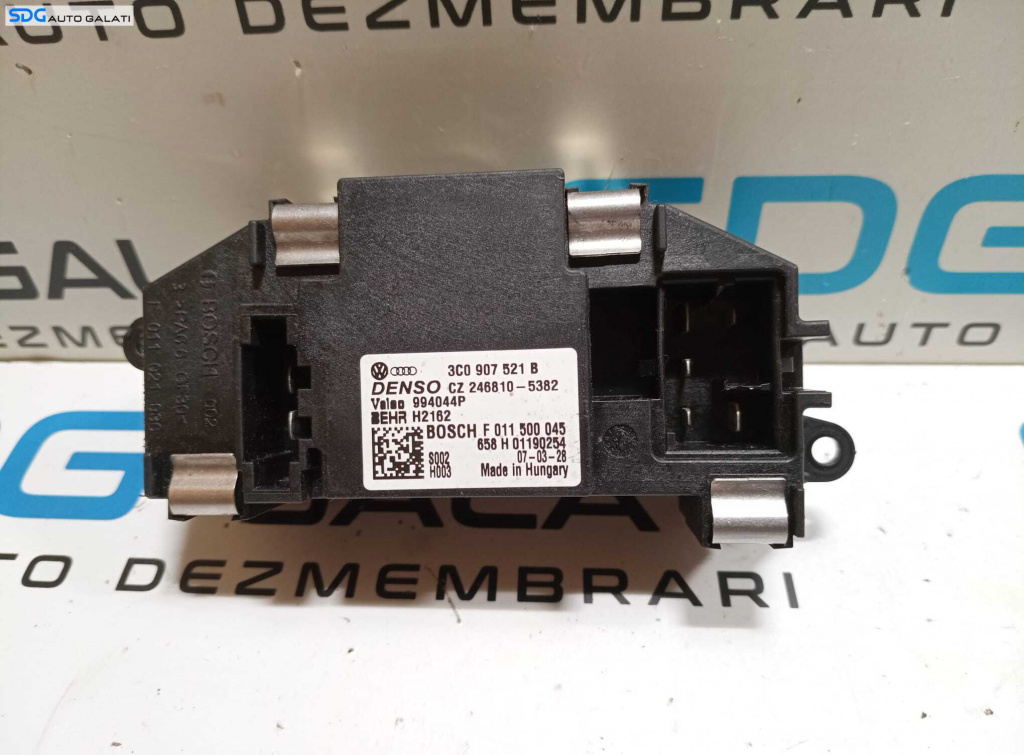 Releu Rezistenta Aeroterma Bord Habitaclu Audi A3 2004 - 2013 Cod 3C0907521B [M7259]
