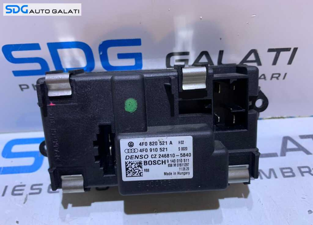 Releu Rezistenta Motoras Aeroterma Audi A6 C6 2005 - 2011 Cod 4F0820521A 4F0910521 9140010511 [L3460]
