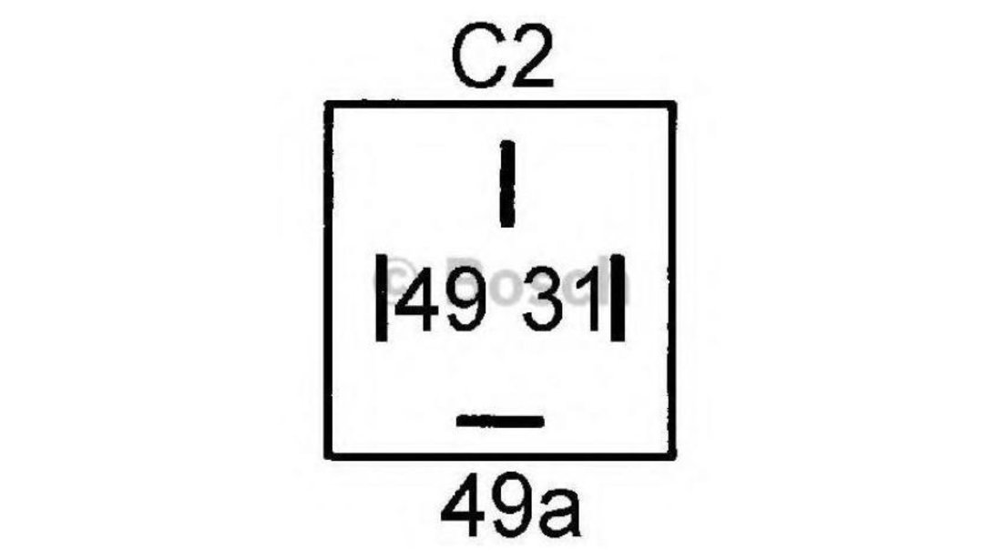 Releu semnalizare / modul semnalizare Ford ESCORT Mk IV combi (AWF, AVF) 1985-1990 #2 0006040290
