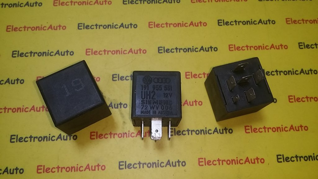 Releu temporizare stergator parbriz Audi, Vw, Seat, Skoda 191955531,