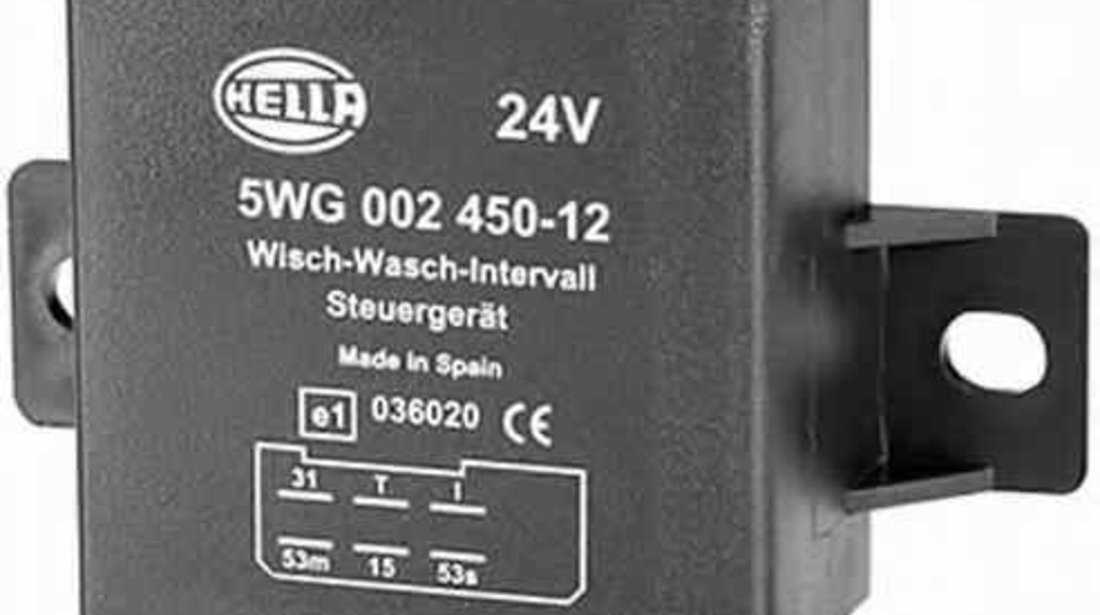 Releu temporizare stergator parbriz MERCEDES-BENZ NG HELLA 5WG 002 450-121