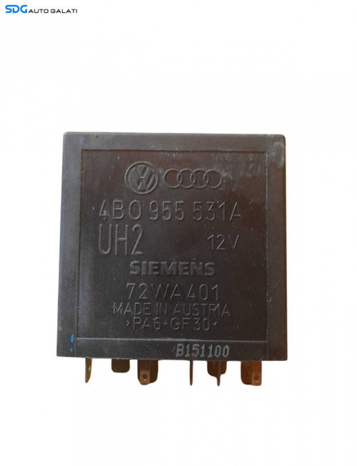 Releu Temporizare Stergator Parbriz Volkswagen Passat B5.5 2001 - 2005 Cod 4B0955531A 72WA401 [N1273...