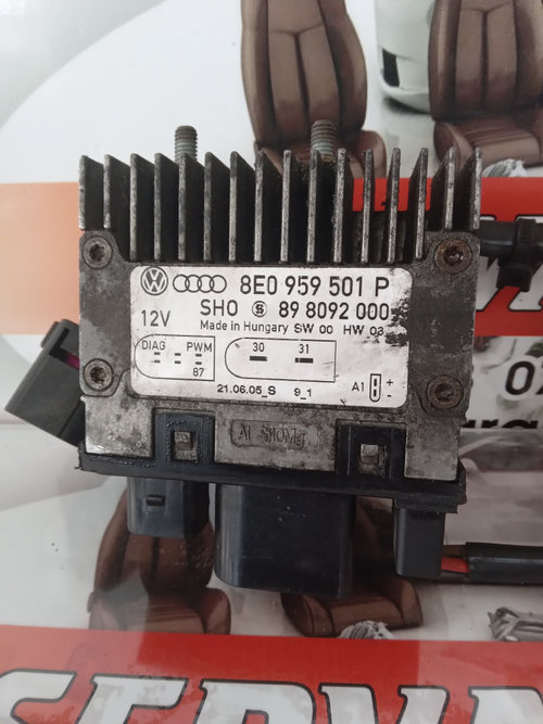 Releu ventilatoare Audi A4 (2004-2008) [8EC, B7] 2.0 Motorina 2006, 8E0959501P