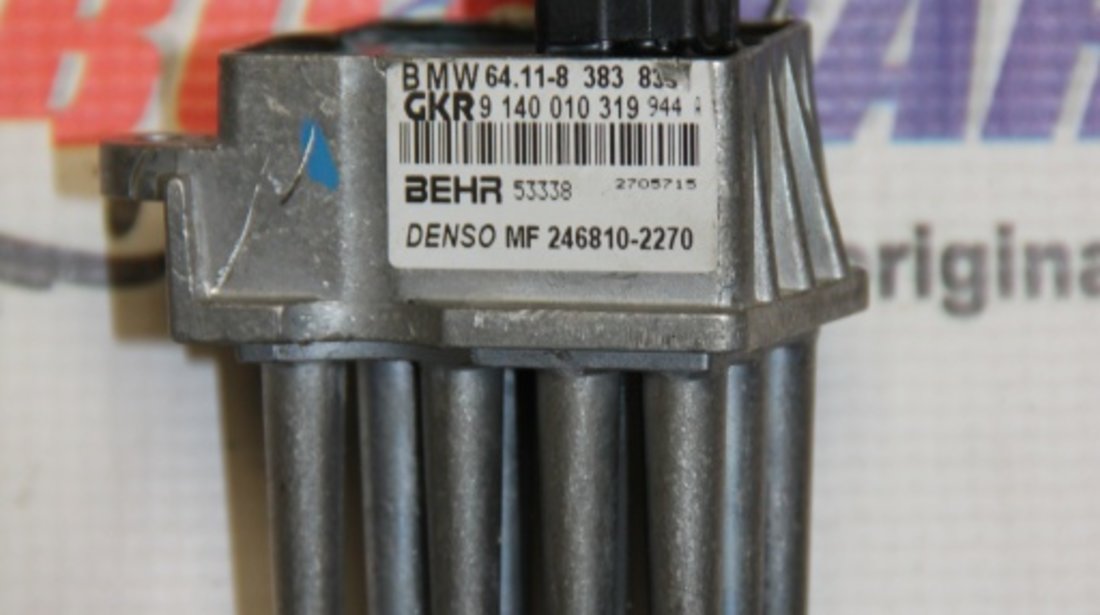 Releu ventilator clima BMW Seria 3 E46 cod: 64118383835 model 2000