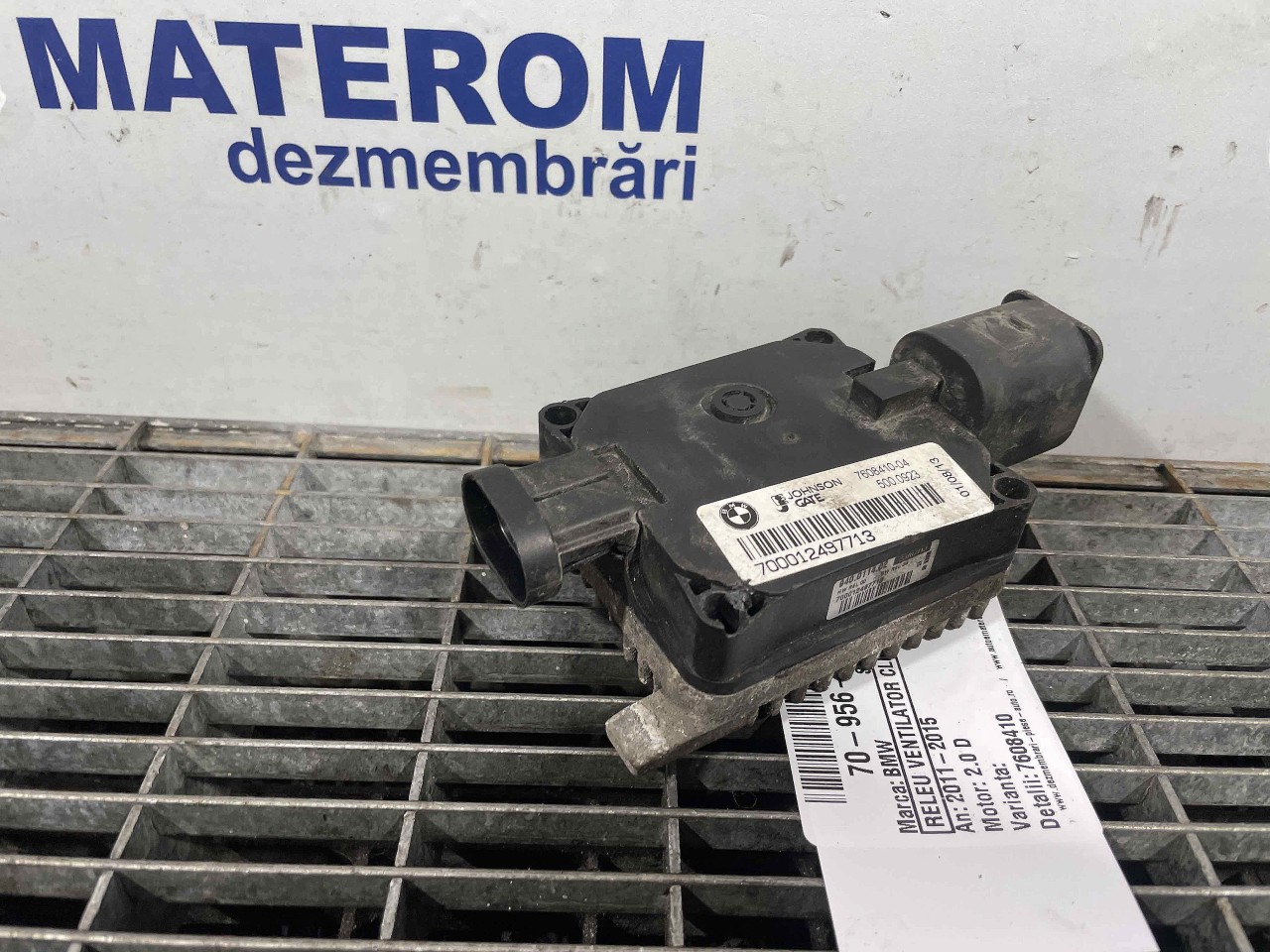 RELEU VENTILATOR CLIMA BMW SERIA 3 F 31 SERIA 3 F 31 2.0 D - (2011 2015)