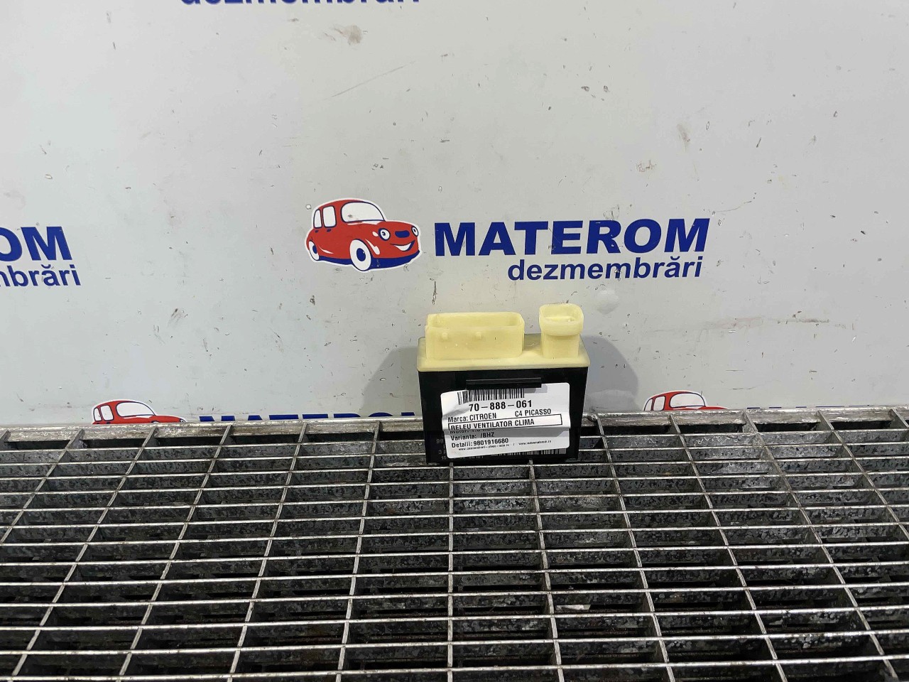 RELEU VENTILATOR CLIMA CITROEN C4 PICASSO 1.6 HDI - (2013 2018)