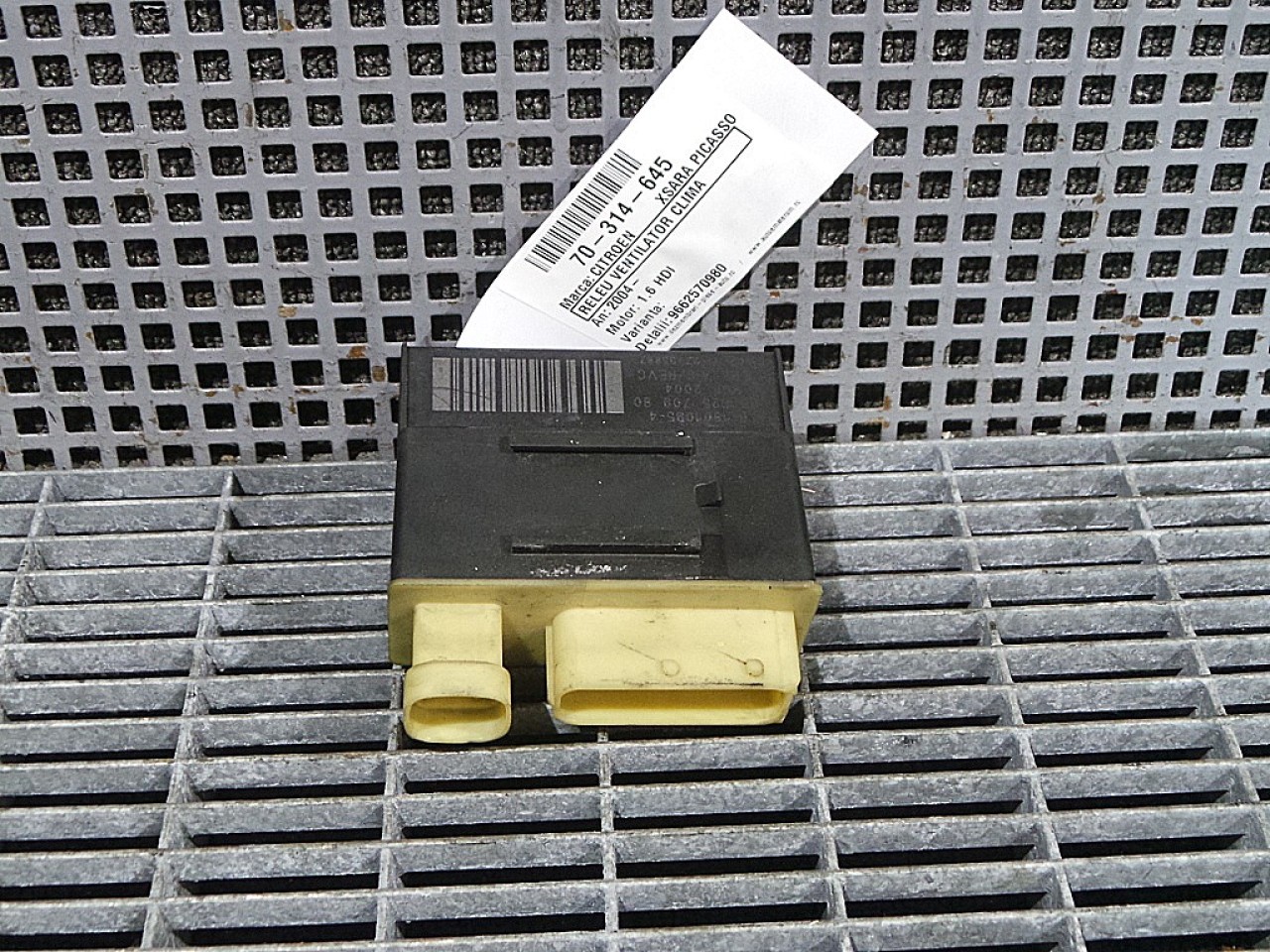 RELEU VENTILATOR CLIMA CITROEN XSARA PICASSO 1.6 HDI - (2004 2010)