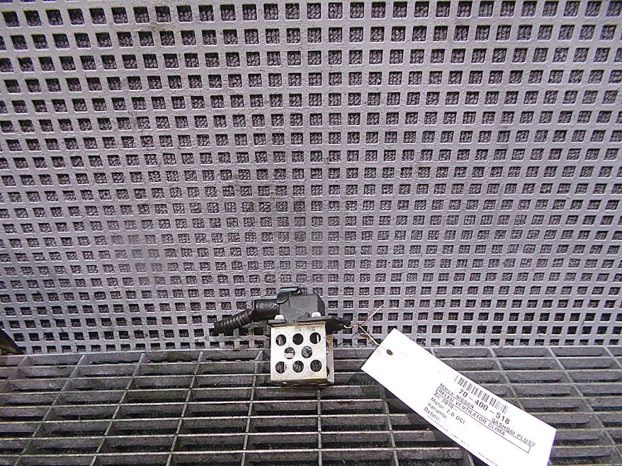 RELEU VENTILATOR CLIMA NISSAN QASHQAI PLUS2 2.0 DCI - (2010 2014)