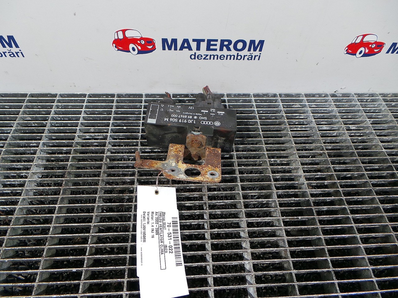 RELEU VENTILATOR CLIMA SEAT IBIZA IBIZA 1.4 INJ 16V - (2002 2009)