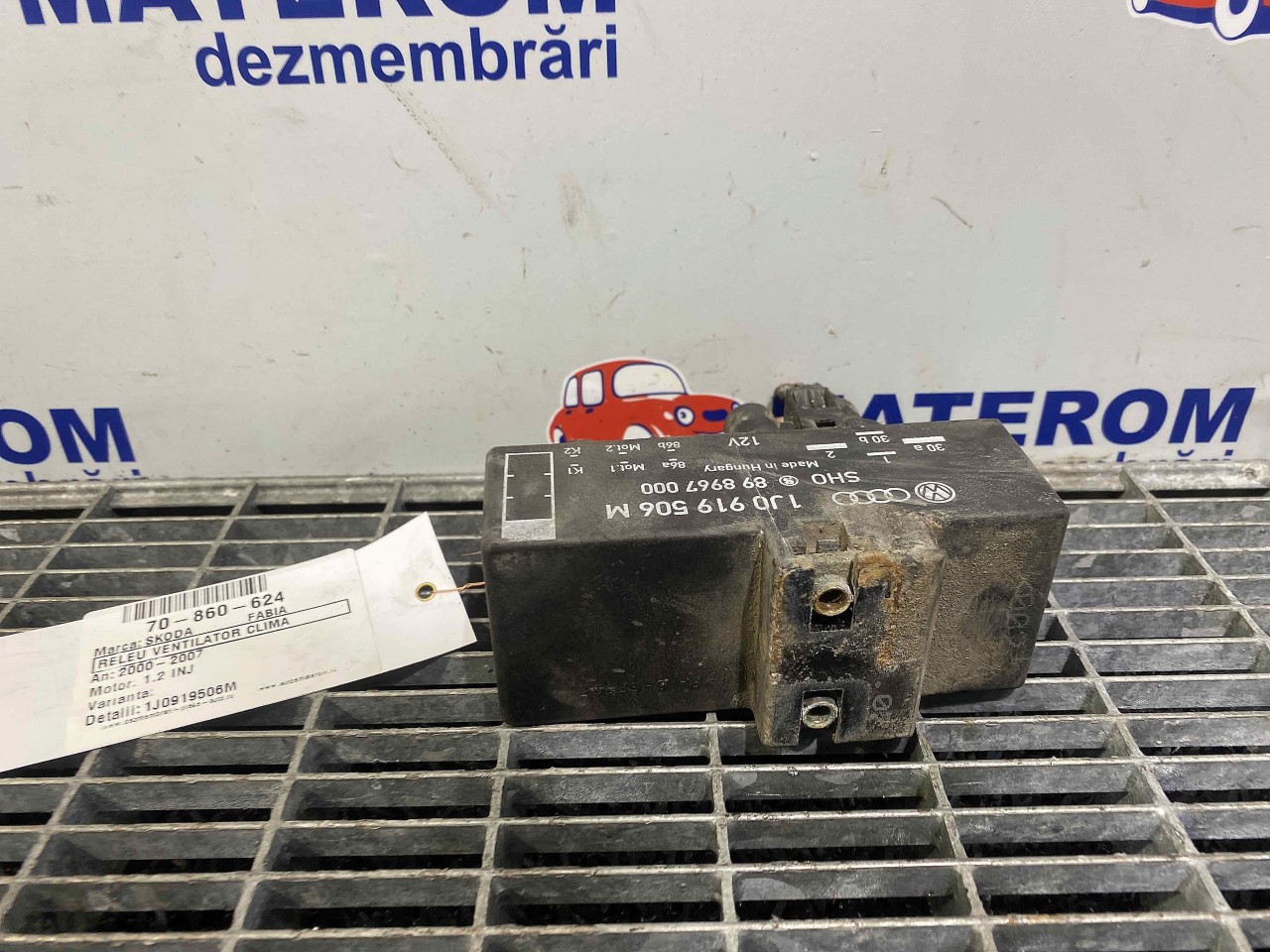 RELEU VENTILATOR CLIMA SKODA FABIA FABIA 1.2 INJ - (2000 2007)