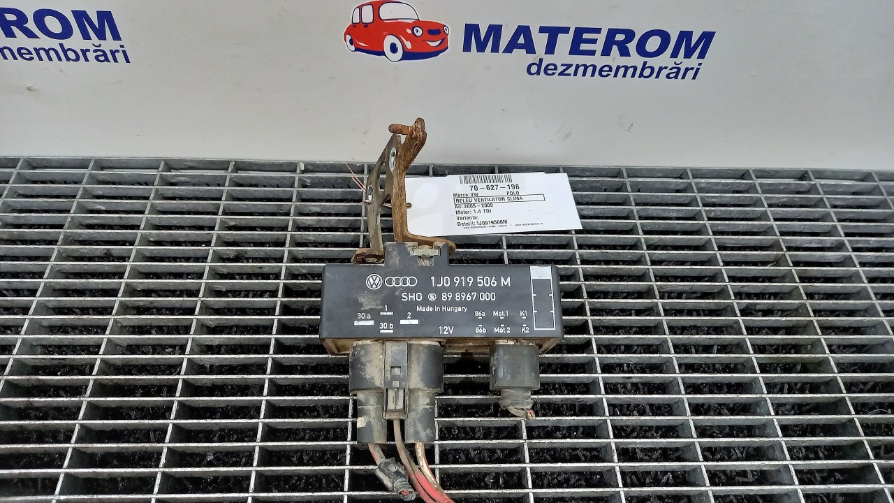 RELEU VENTILATOR CLIMA VW POLO 1.4 TDI - (2005 2009)