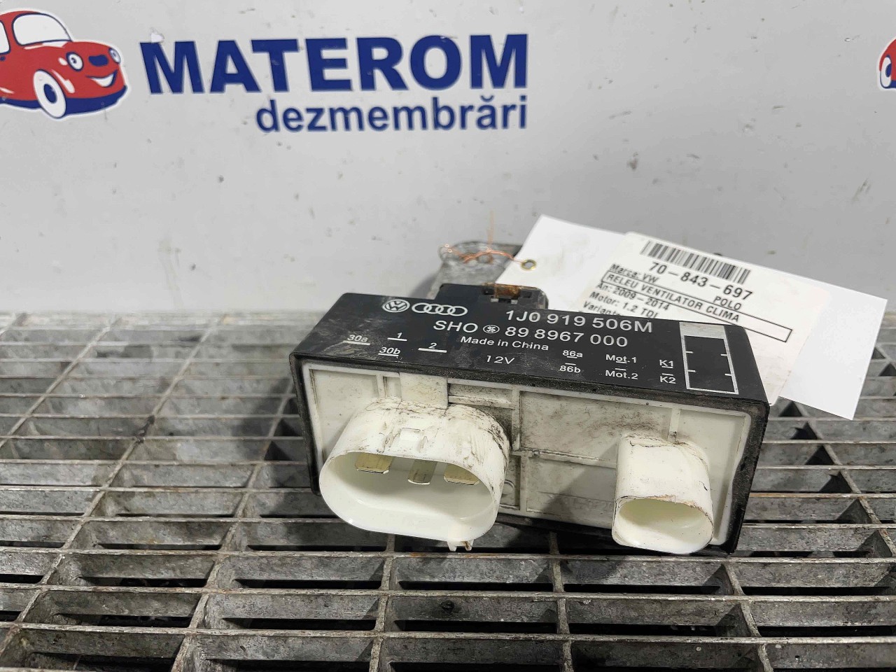 RELEU VENTILATOR CLIMA VW POLO POLO 1.2 TDI - (2009 2014)
