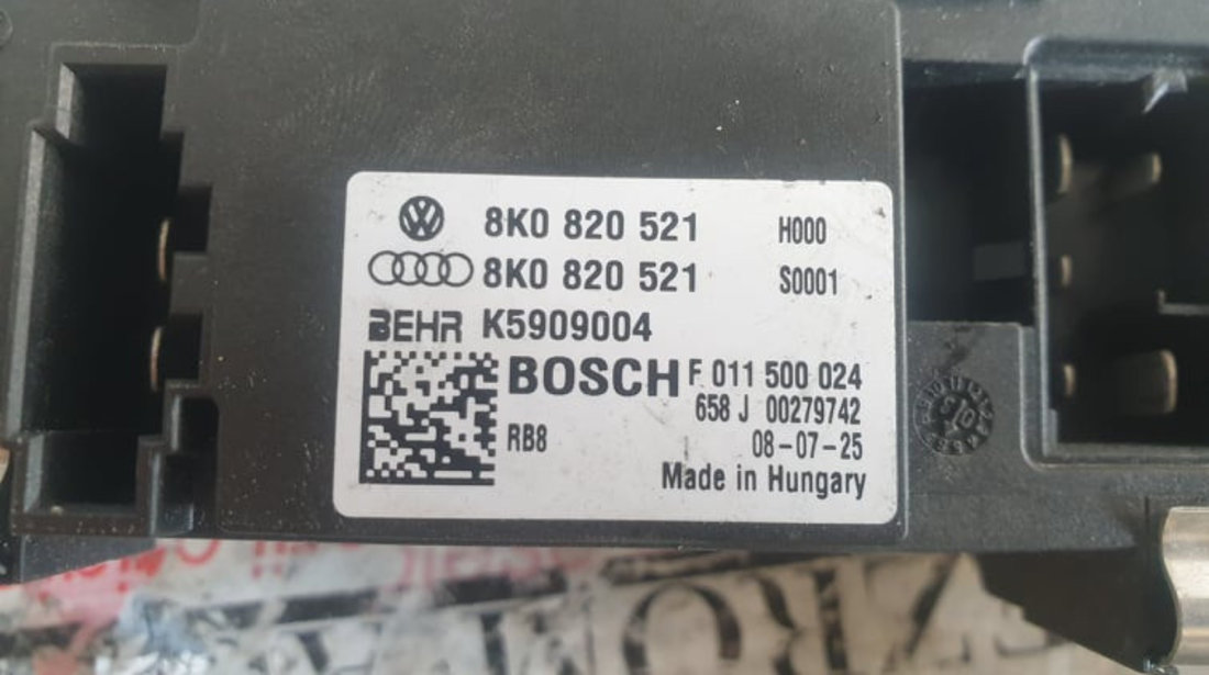 Releu ventilator habitaclu Audi A4 B8 2.0 TDI cod piesa : 8K0820521