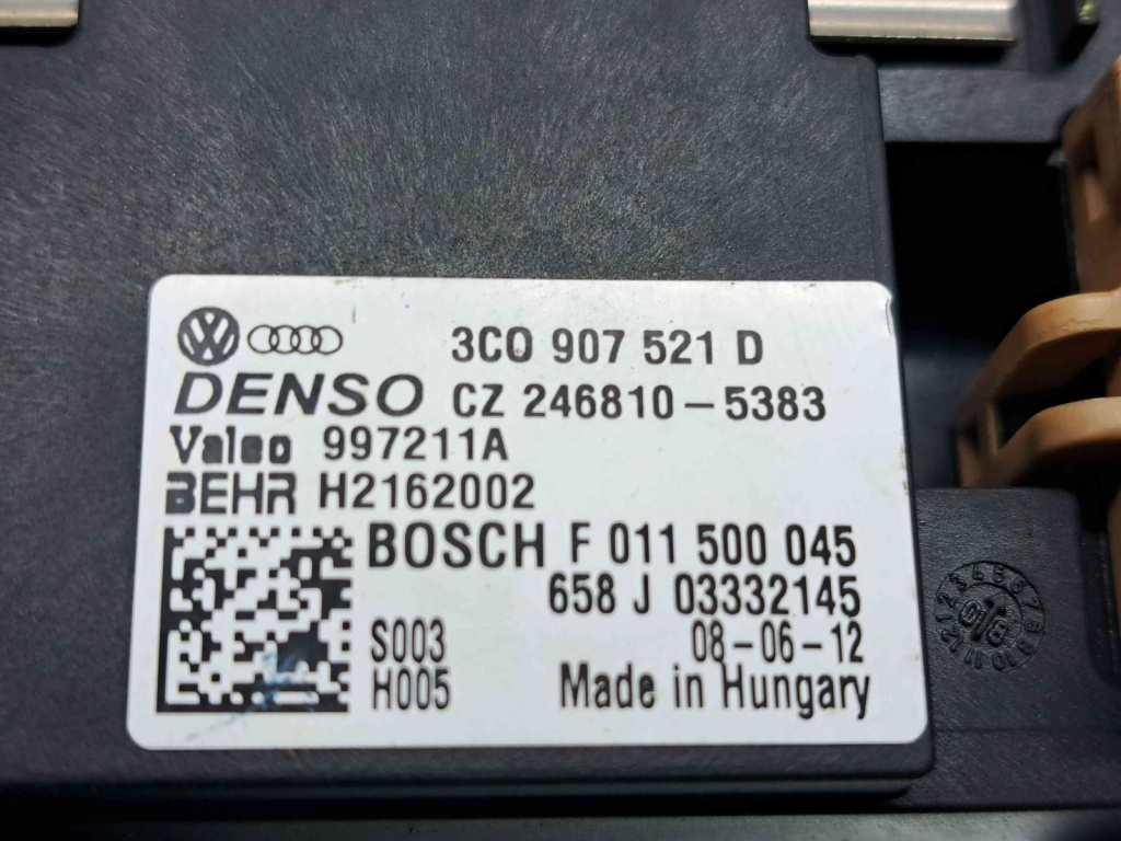 Releu Volkswagen Golf 5 Variant (1K5) [Fabr 2007-2009] 3C0907521D