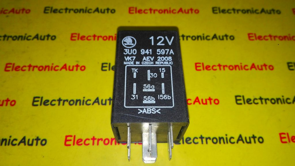 Releu VW, SEAT, SKODA 3U0941597A, 3U0 941 597A, RELEU 456,