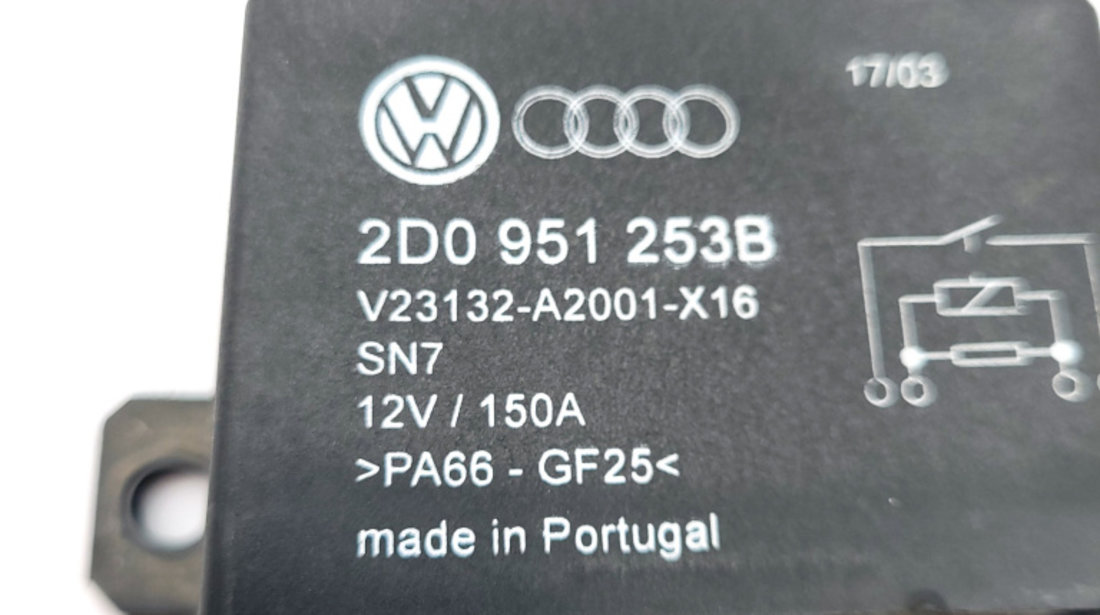 Releu VW TOUAREG (7L) 2002 - 2010 2D0951253B, V23132A2001X16, V23132-A2001-X16