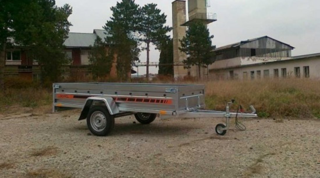 Remorca auto 750 kg Boro Agro basculabil 265x132 cm