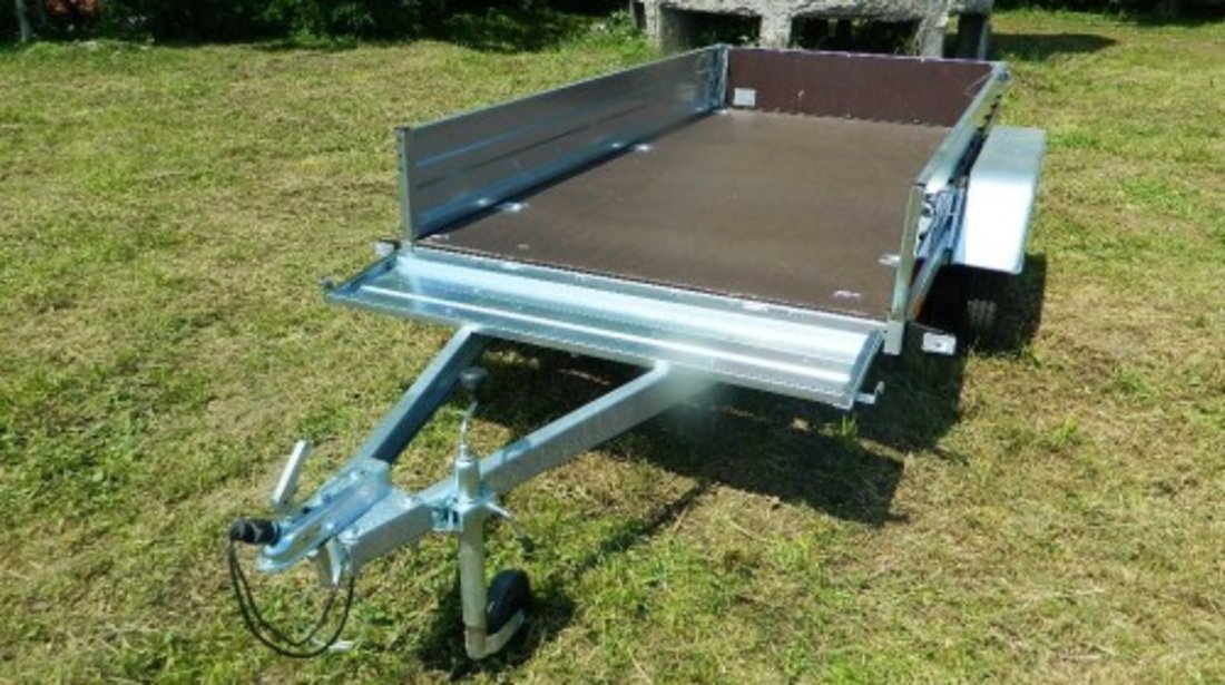 Remorca auto 750 kg Niewiadow punte tandem, dimensiune 304x150 cm