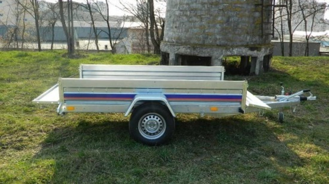 Remorca auto de uz general 1300 kg Niewiadow dimensiuni 260x130 cm