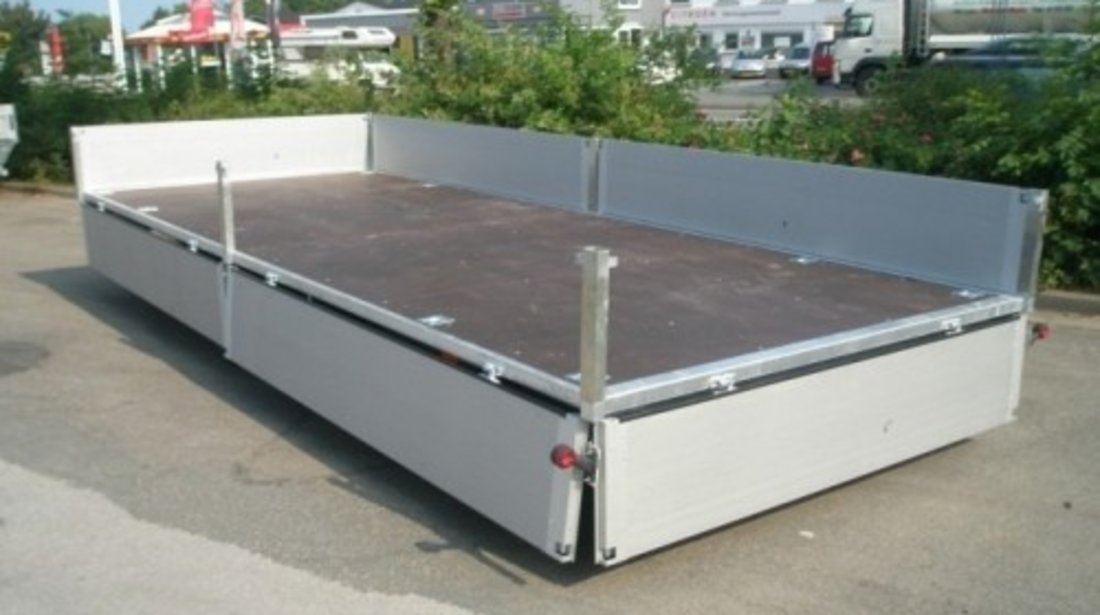 Remorca auto tip platforma Boro Boss 2700 kg dimensiune 500x205 cm