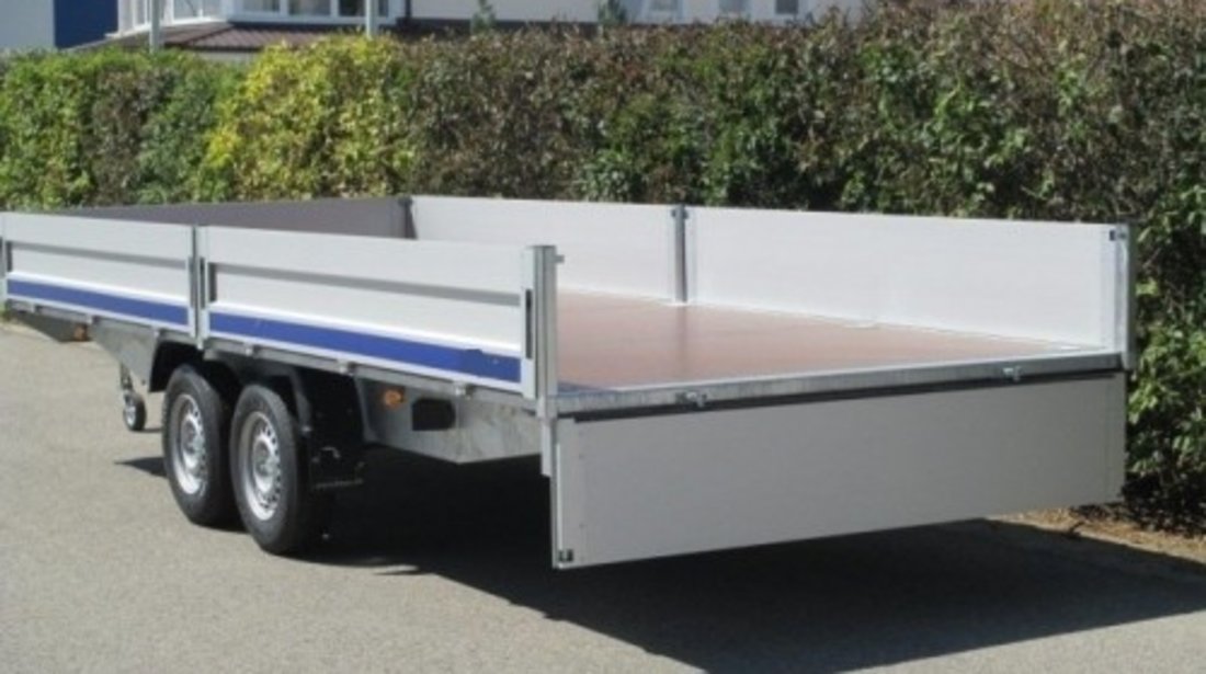 Remorca auto tip platforma Boro Boss 2700 kg dimensiune 500x205 cm