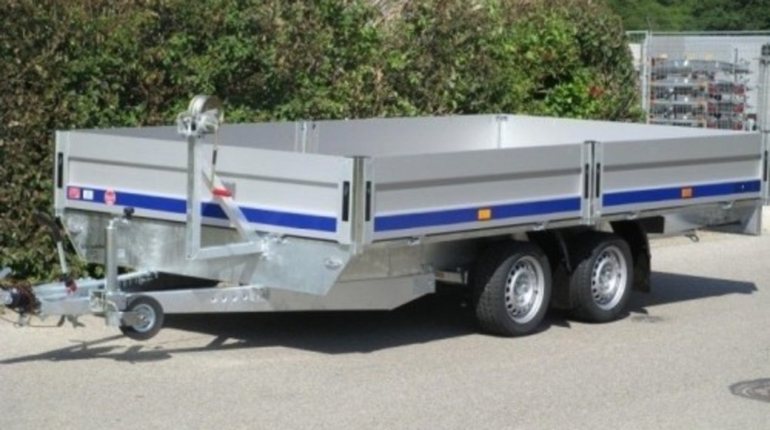 Remorca transport auto Boro Atlas 2700 kg dimensiune 450x200 cm