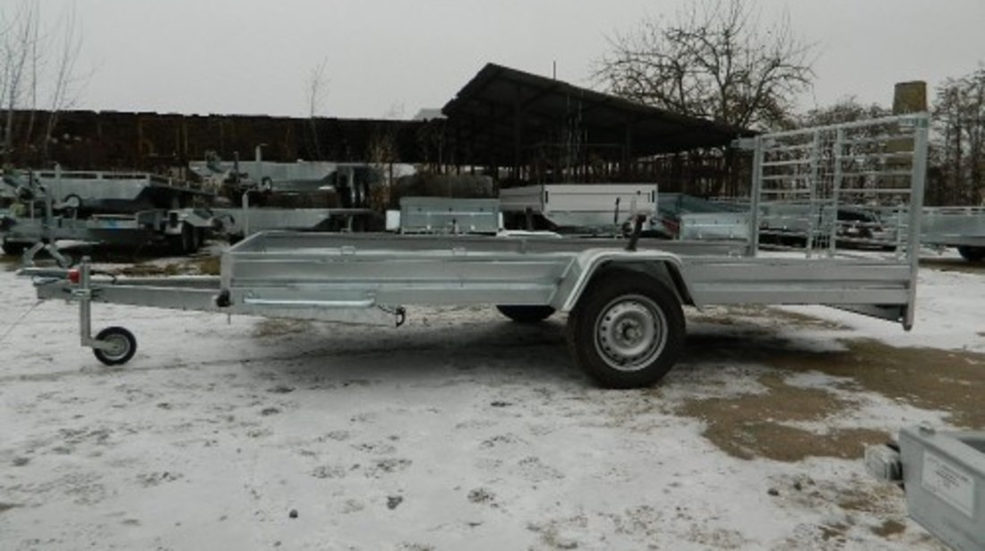 Remorca Transport Snowmobile Boro 750Kg cu dimensiune utila de 3400 x 1500 x 200  mm,
