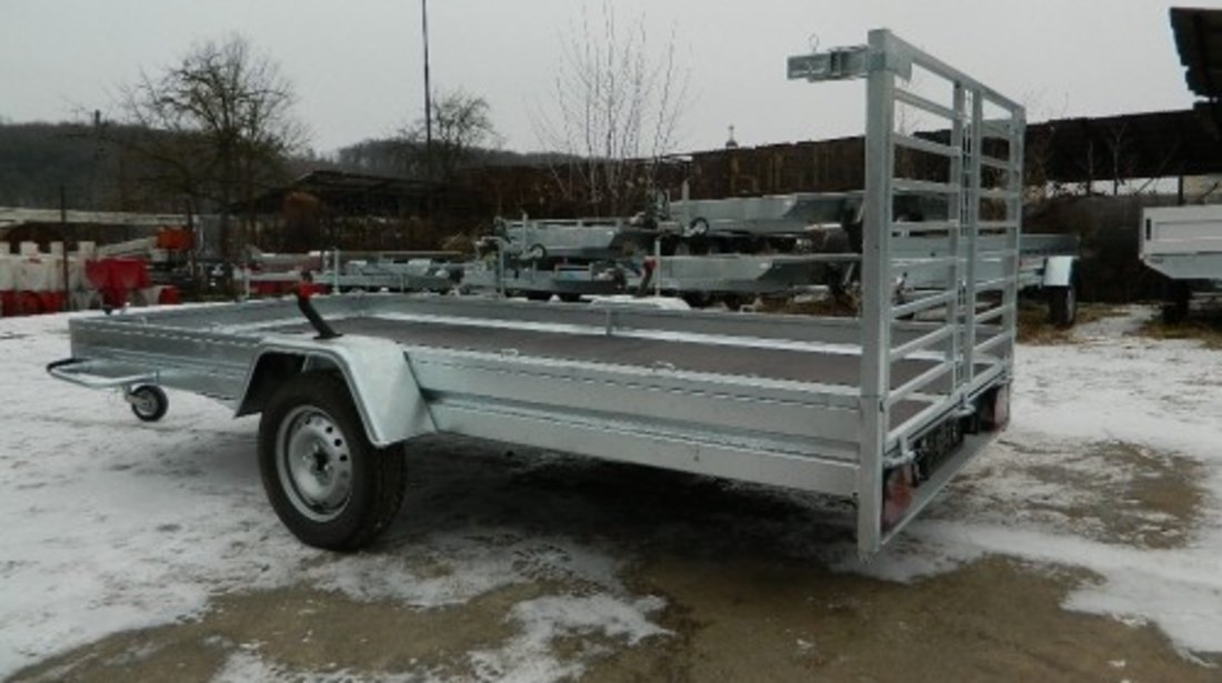 Remorca Transport Snowmobile Boro 750Kg cu dimensiune utila de 3400 x 1500 x 200  mm,