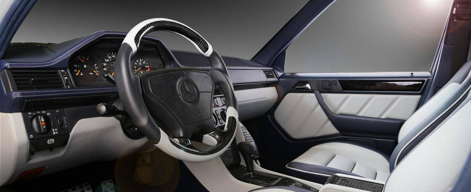 Renasterea unui clasic: Mercedesul 500E W124 cu interior nou din piele, alcantara si carbon Renasterea unui clasic: Mercedesul 500E W124 cu interior nou din piele, alcantara si carbon