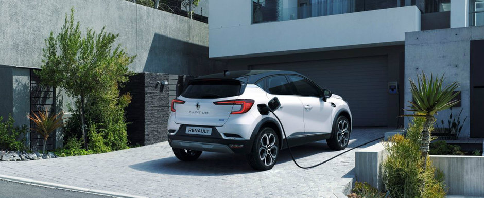 Renault CAPTUR, de-acum si intr-o versiune plug-in hybrid. Consum de 1.5 litri/100 km si 160 CP