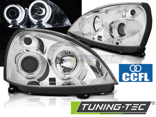 RENAULT CLIO II 06.01-09.05 ANGEL EYES CCFL Crom look