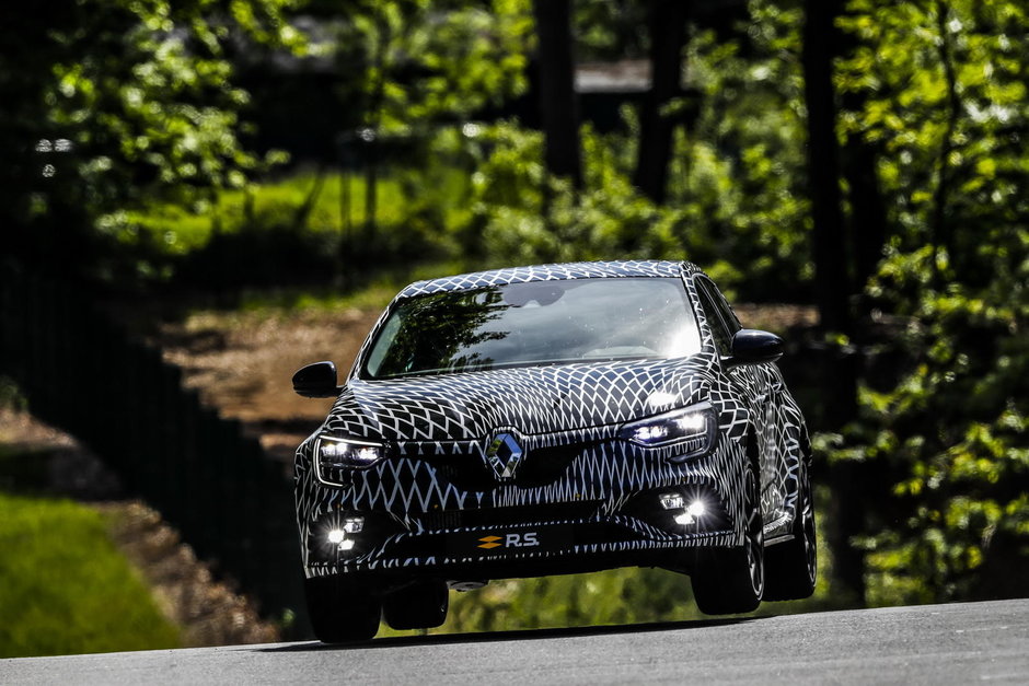 Renault Megane RS - Noi poze spion