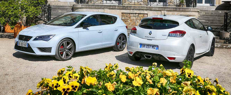 Renault Megane RS vs SEAT Leon Cupra: Ce alegi si de ce? Renault Megane RS vs SEAT Leon Cupra: Ce alegi si de ce?