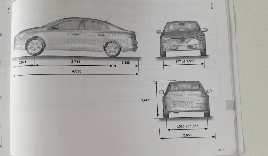 Renault Megane Sedan - Poze Neoficiale