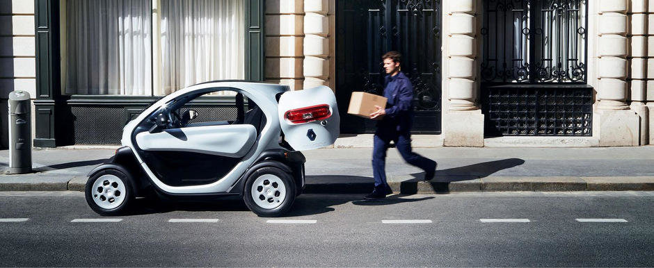 Renault Twizy Cargo, cea mai mica utilitara electrica de pe piata Renault Twizy Cargo, cea mai mica utilitara electrica de pe piata