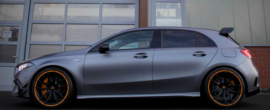 Renntech a tunat noul Mercedes-AMG A45. Nemtii au stors 601 CP din motorul cu patru cilindri Renntech a tunat noul Mercedes-AMG A45. Nemtii au stors 601 CP din motorul cu patru cilindri