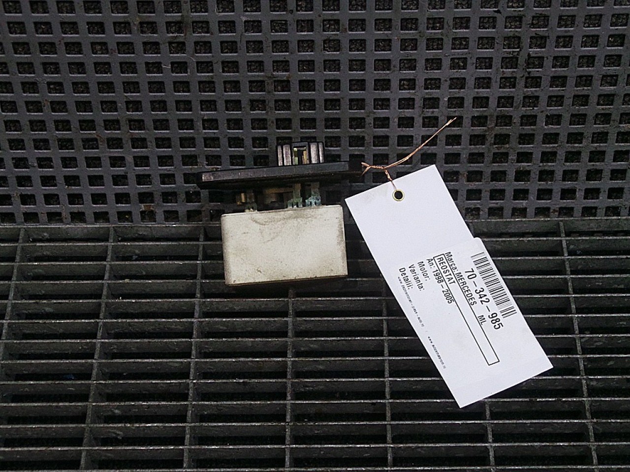 REOSTAT MERCEDES ML ML - - (1998 2005)