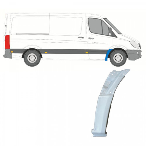 Reparatie Aripa Fata Dreapta Blic Mercedes-Benz Sprinter 2 2006→ 6504-03-3548332P